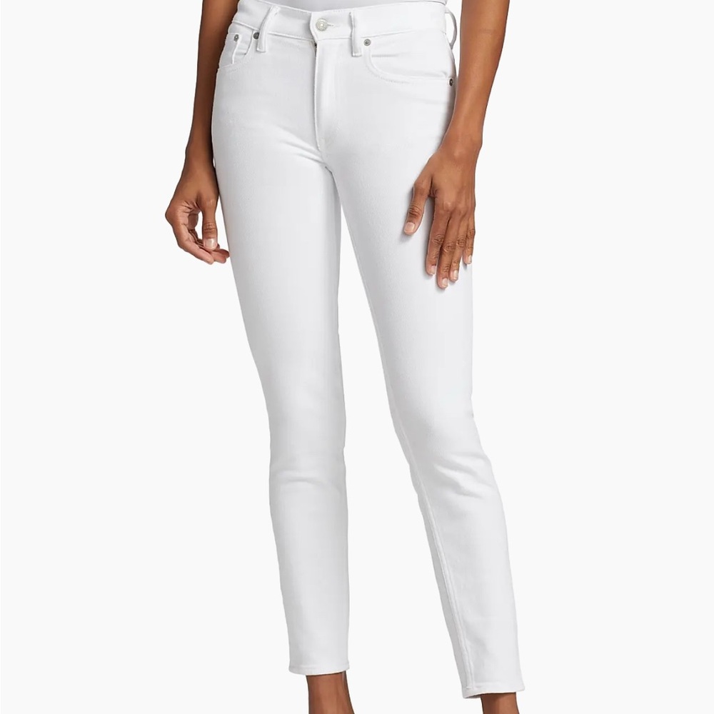 Polo Ralph Lauren White Mid Rise Skinny Jeans Size 27 | NWT | Low Stretch
